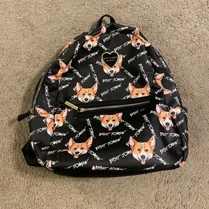 Betsey Johnson Corgi back pack